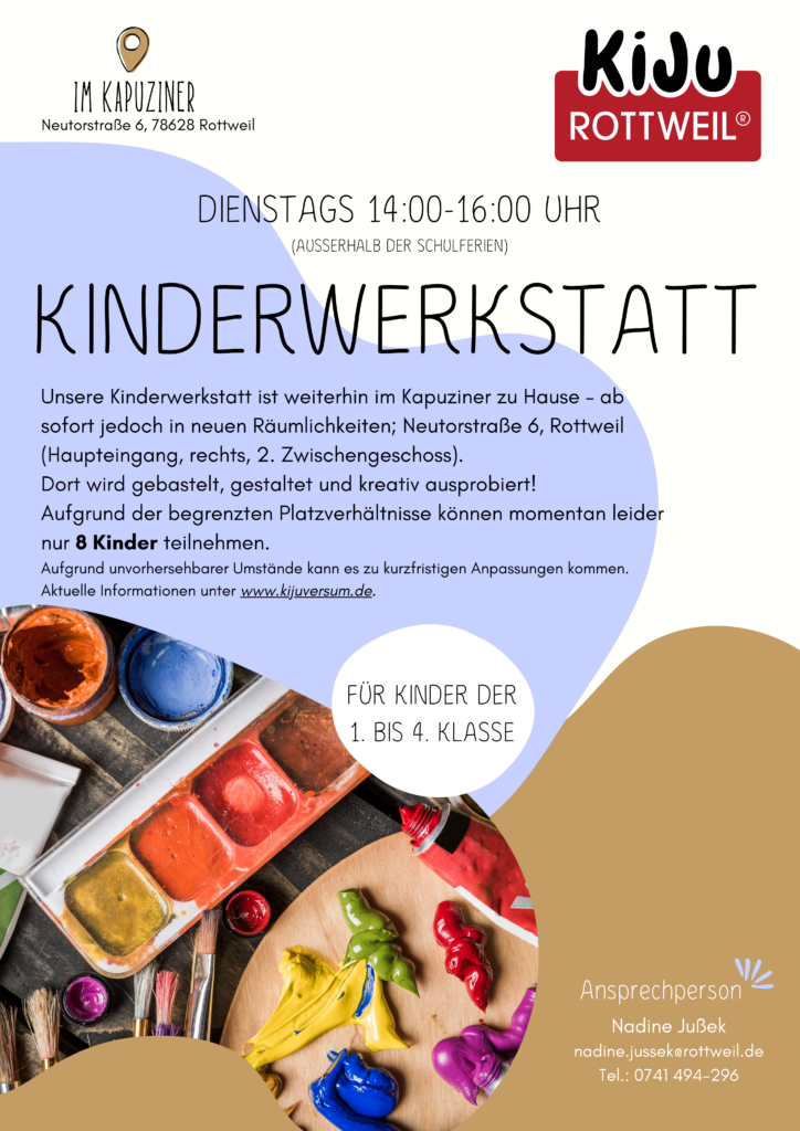 Flyer Kinderwerkstatt